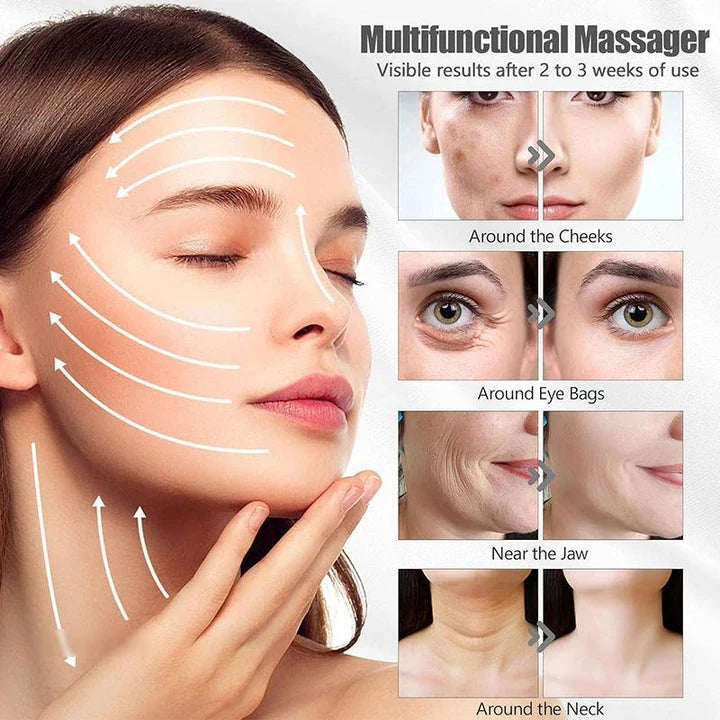 4D Microcurrent Face & Body Lifting Massager for skin tightening, wrinkle reduction, and body contouring