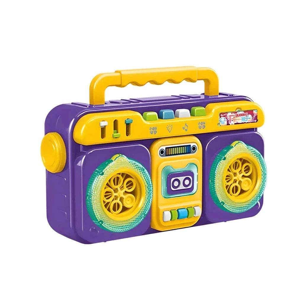 Automatic Electric Bubble Blaster Machine with Colorful Lights and Captivating Sound Effects for Indoor and Outdoor Fun