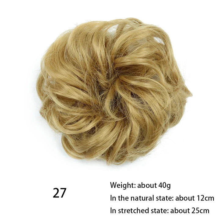 Messy Chignon Donut Hair Bun Pad - Effortless Elegance Hair Accessory for Stylish Buns