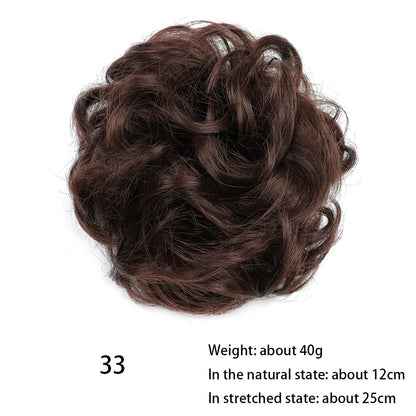 Messy Chignon Donut Hair Bun Pad - Effortless Elegance Hair Accessory for Stylish Buns