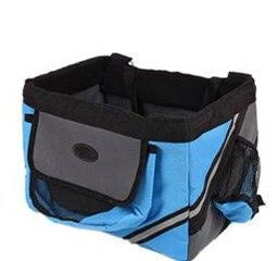 Deluxe Bike Pet Carrier - A stylish and secure way to transport your furry friend on bike rides and outdoor adventures
