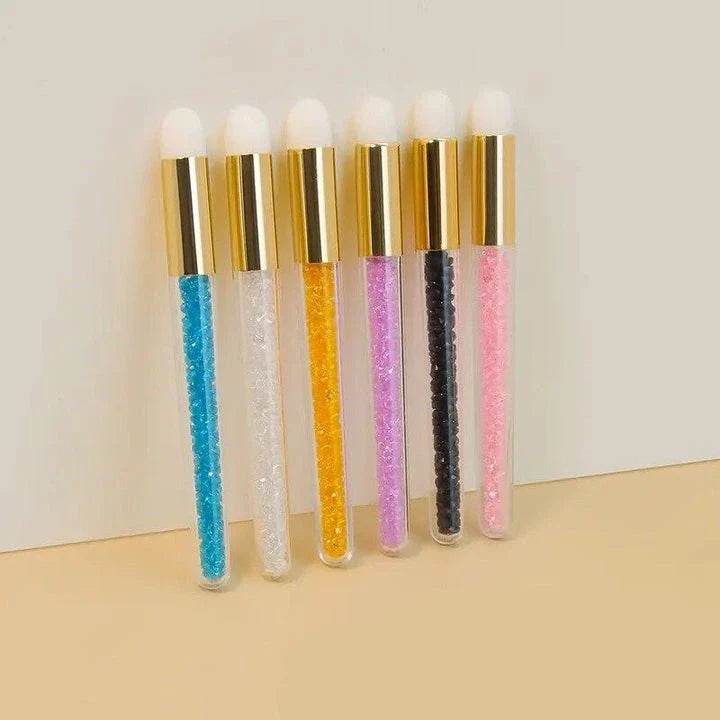 Multipurpose Crystal Eyelash and Nose Cleansing Brush - Soft, Dense Bristles for Gentle Deep Cleaning