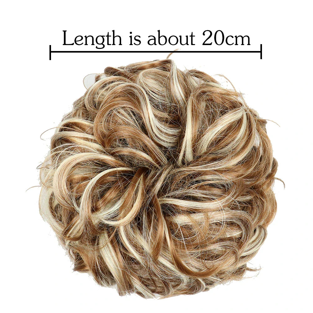 Messy Chignon Donut Hair Bun Pad - Effortless Elegance Hair Accessory for Stylish Buns