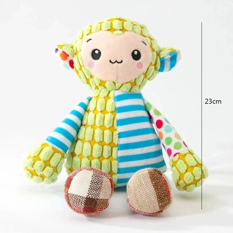 Adorable Squeaky Pet Chew Toy in the shape of a sheep, designed to delight and engage dogs and cats