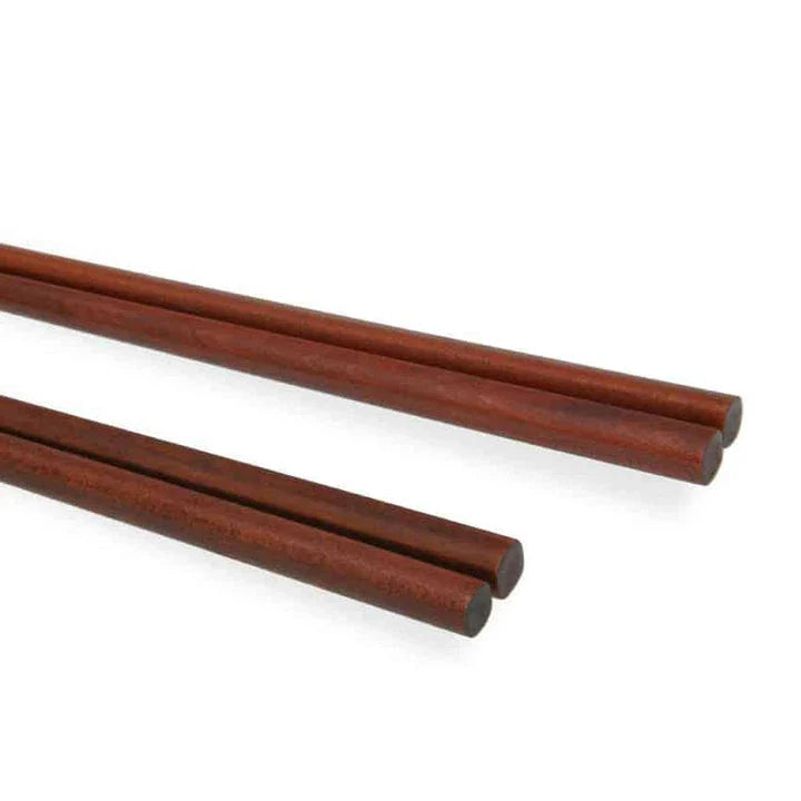 Premium Japanese-designed wooden chopsticks set of 4 with elegant lacquer finish