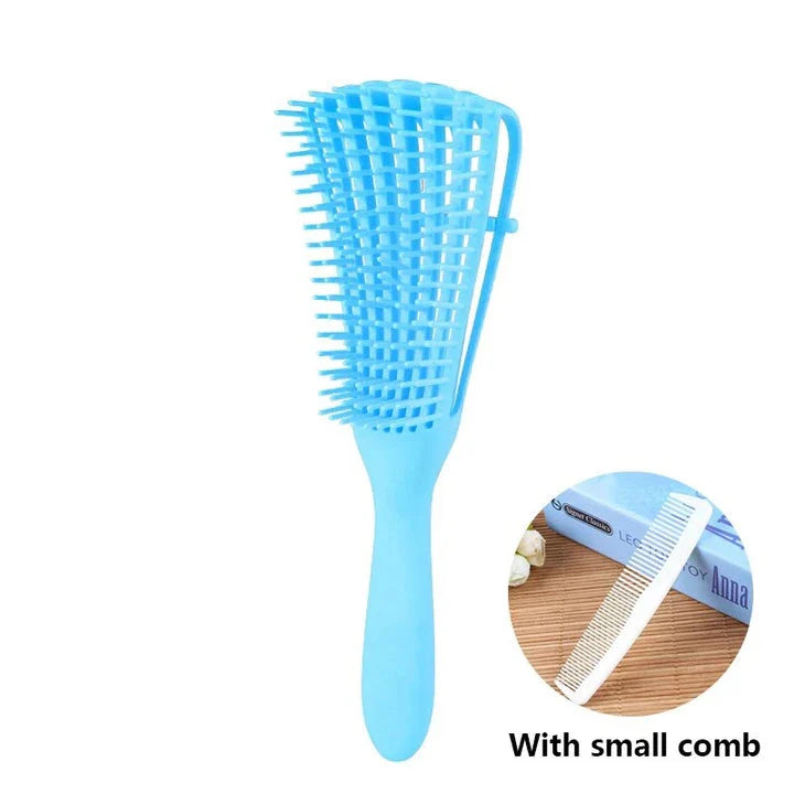 Detangling Hair Brush and Scalp Massager for Travel - Compact, Durable, and Designed for Efficient Detangling