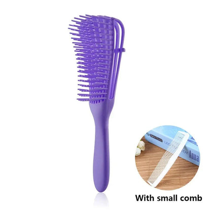 Detangling Hair Brush and Scalp Massager for Travel - Compact, Durable, and Designed for Efficient Detangling