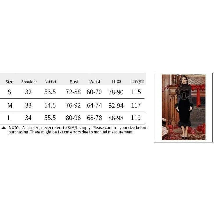 Elegant feather trim backless bodycon midi dress in a sleek, sophisticated design