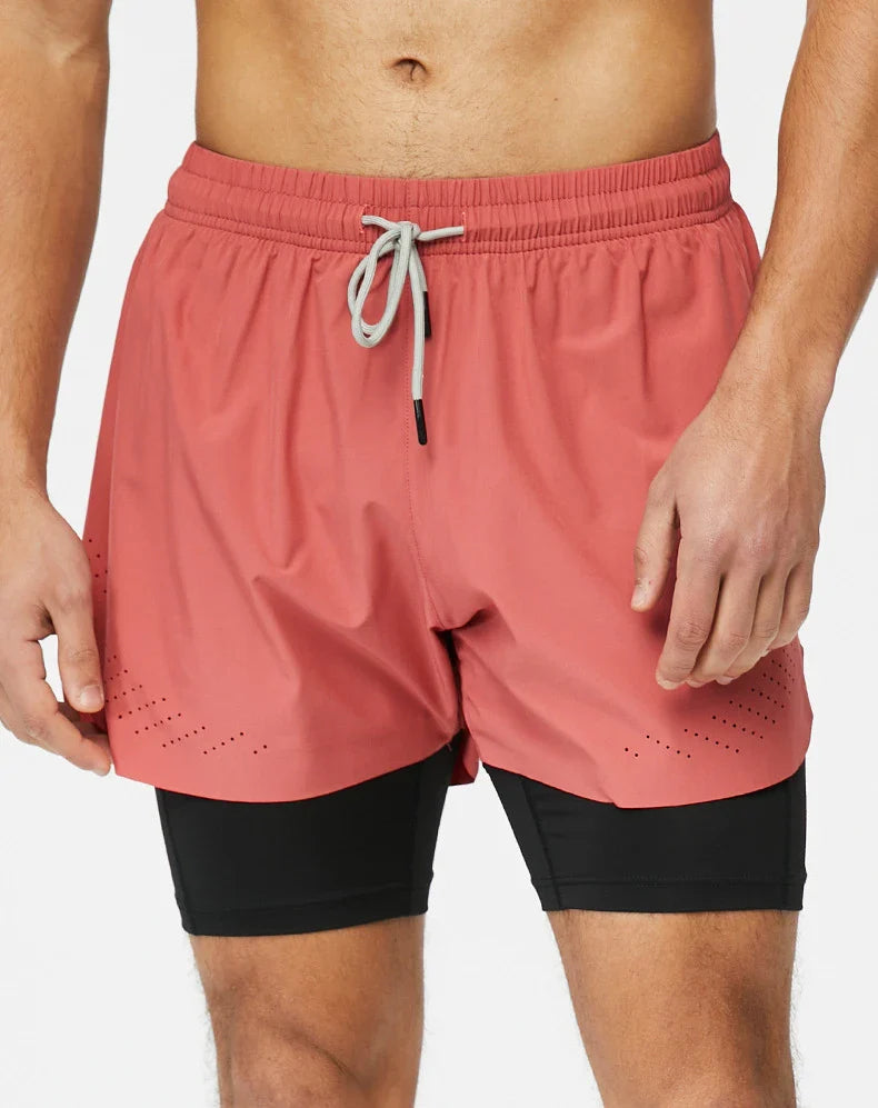 Premium quick-drying, breathable running shorts in various colors for men and women