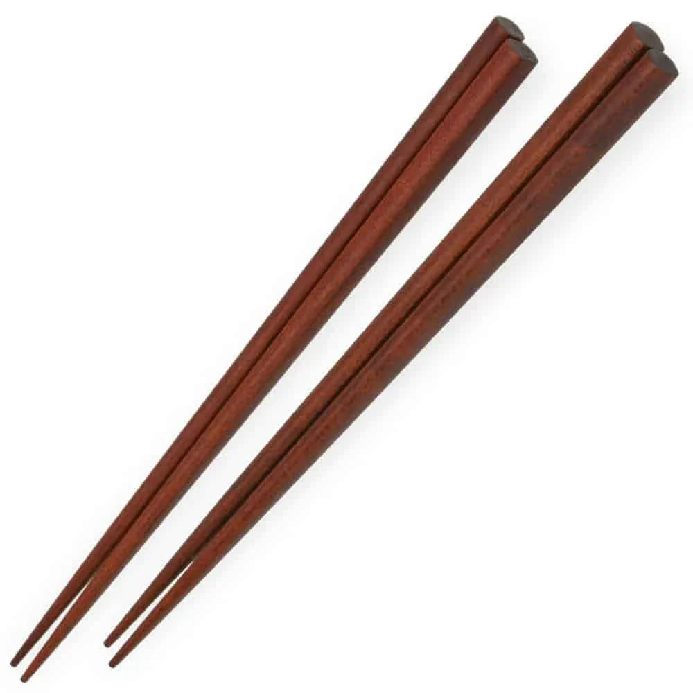Premium Japanese-designed wooden chopsticks set of 4 with elegant lacquer finish