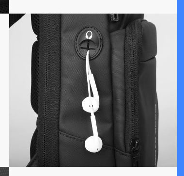 Premium Waterproof Crossbody Bag for Men - Functional Oxford Fabric Design