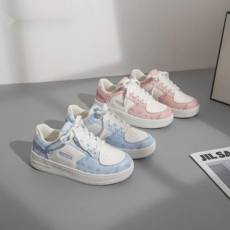 Fashionable and comfortable women's casual sports shoes with a unique design, available in various trendy colors