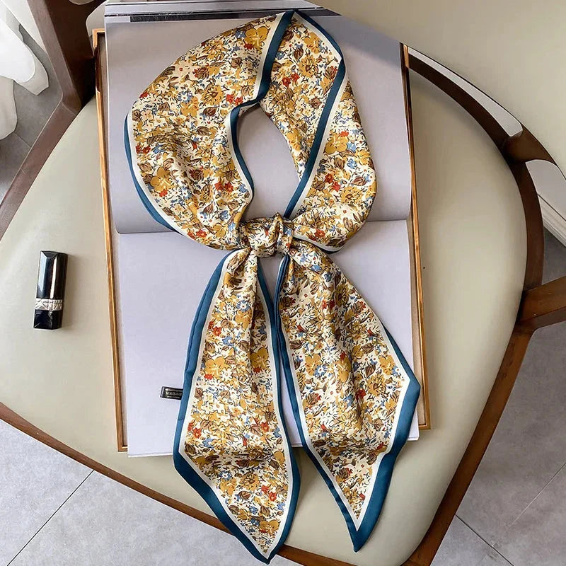 Hhomeenjoy Elegant Floral Scarf for Effortless Style All Year