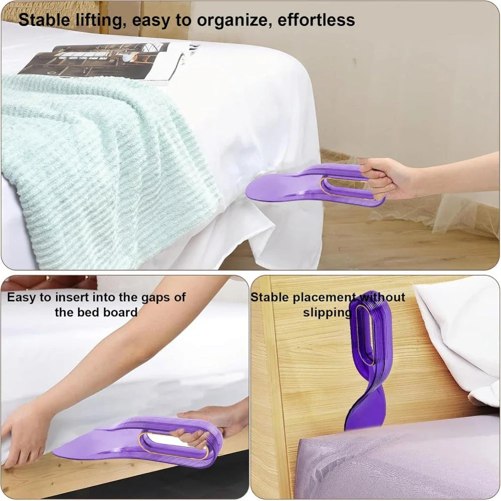 Ergonomic mattress lifter tool with durable PET material and angled design for easy lifting