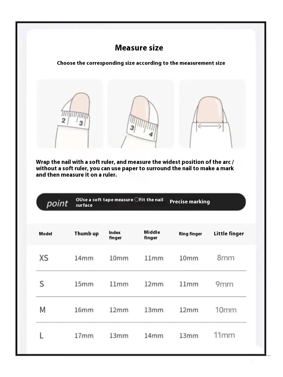 Handmade premium almond-based nail armor with a French manicure design, available in custom-fitted sizes and a macaron-inspired color palette