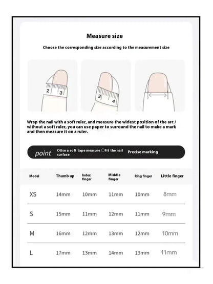 Handmade premium almond-based nail armor with a French manicure design, available in custom-fitted sizes and a macaron-inspired color palette