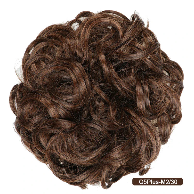 Messy Chignon Donut Hair Bun Pad - Effortless Elegance Hair Accessory for Stylish Buns