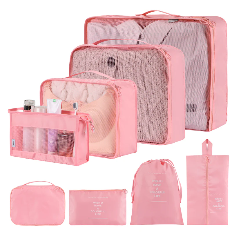 Stylish and practical home storage bags in various solid colors, designed to neatly organize your closets, shelves, and living spaces.
