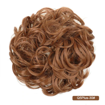 Messy Chignon Donut Hair Bun Pad - Effortless Elegance Hair Accessory for Stylish Buns
