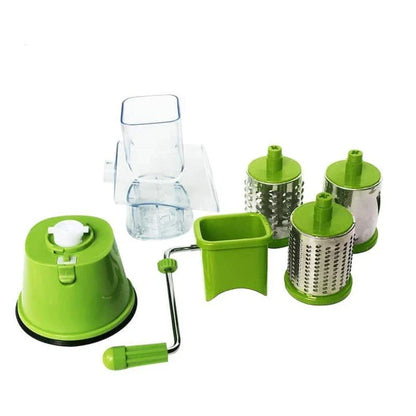 Multifunctional vegetable cutter with stainless steel blades and ergonomic design for efficient meal preparation