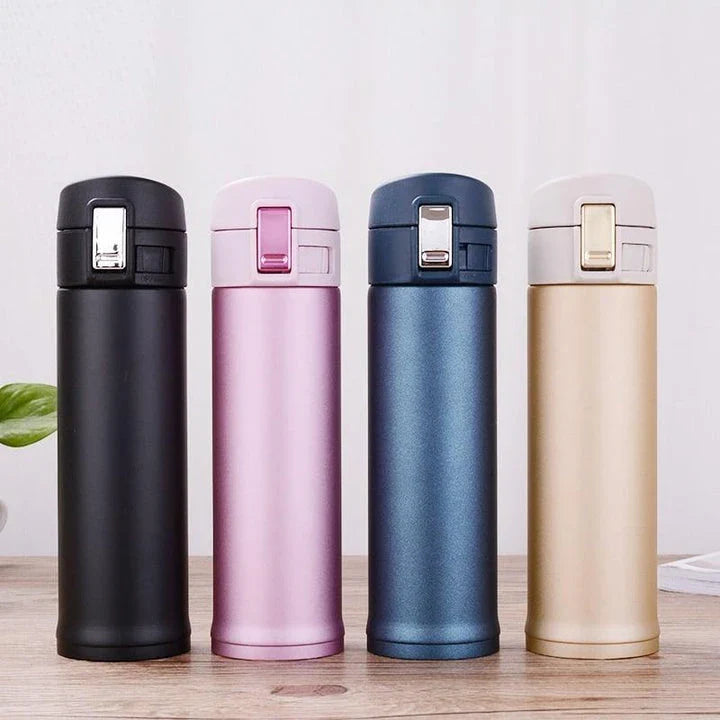 Hhomeenjoy Compact and Stylish Stainless Steel Thermos
