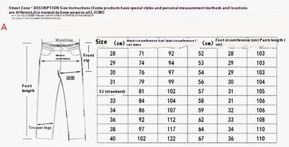 American High Street fashionable men's ripped black and white patch jeans in a light blue denim color