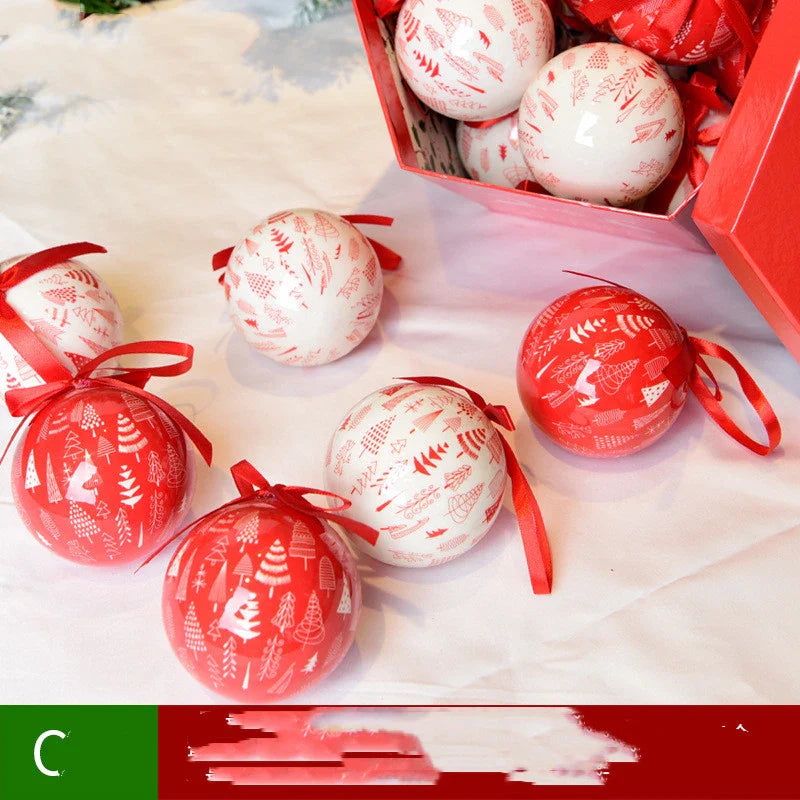 Premium Christmas gift box with a festive tree-shaped decoration, available in a variety of vibrant color options