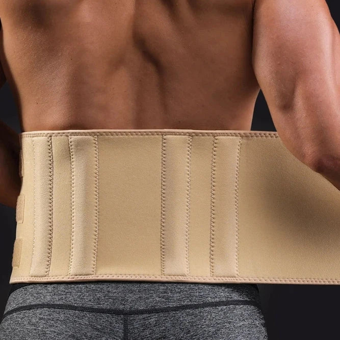 Adjustable neoprene waist trainer with lumbar support for optimizing workouts and daily activities