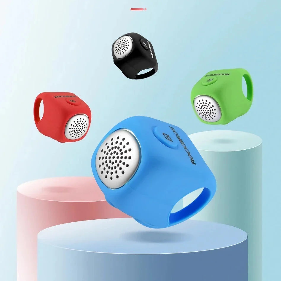 High-Powered Electric Cycling Bell with 110 dB Horn, Rainproof Handlebar Design for Maximum Safety and Visibility