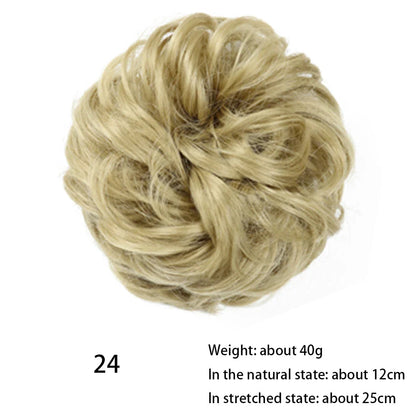 Messy Chignon Donut Hair Bun Pad - Effortless Elegance Hair Accessory for Stylish Buns