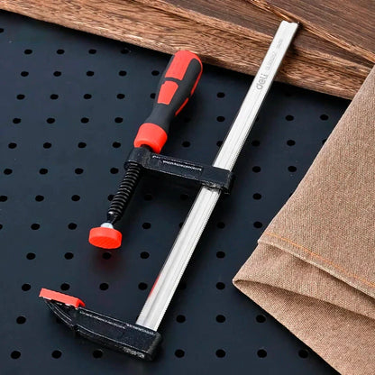 Heavy Duty F Clamp with Quick Grip - Powerful Clamping Tool for Woodworking, Metalwork, and Carpentry