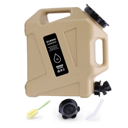 12L Portable Emergency Water Dispenser for Camping, Road Trips, and Outdoor Adventures