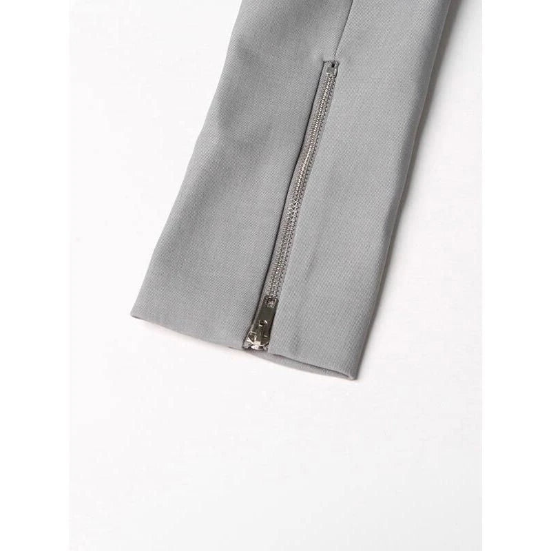Stylish patchwork windbreaker trench coat with notched collar, button detailing, and flattering wide-waisted cut