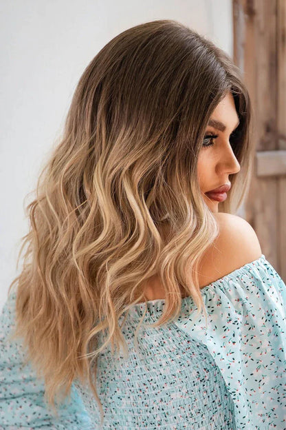 Premium 24-inch long wave lace front wig with 150% density, featuring a natural-looking lace front and elegant waves for a head-turning look.