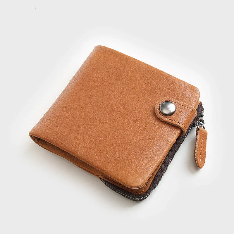 Hhomeenjoy Stylish Men's Short Leather Wallet for Young Professionals