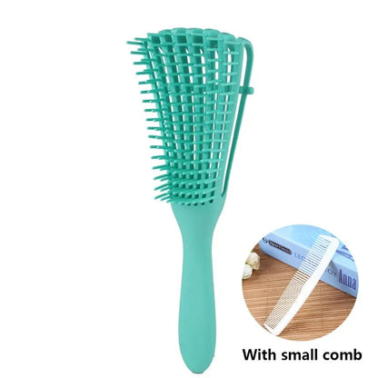 Detangling Hair Brush and Scalp Massager for Travel - Compact, Durable, and Designed for Efficient Detangling