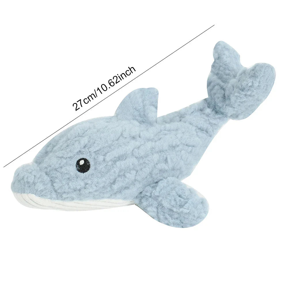 Plush Squeaky Dog Toy in Crocodile, Giraffe, and Elephant Shapes - Durable, Engaging, and Perfect for All Sizes of Dogs