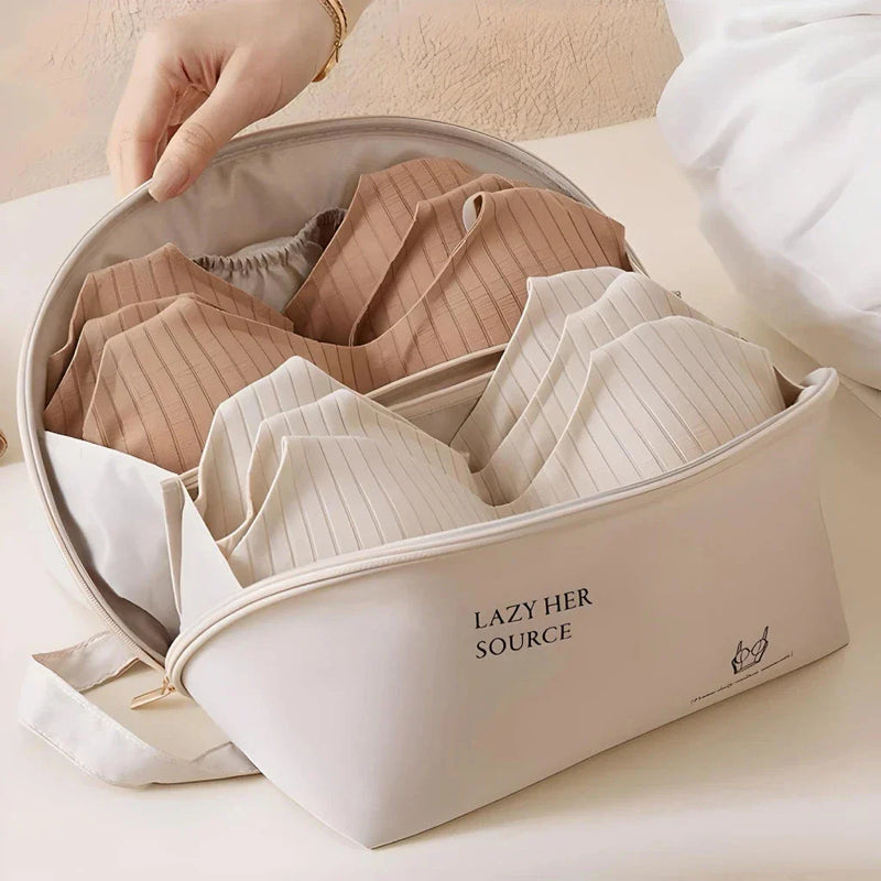 Hhomeenjoy Compact Travel Underwear and Lingerie Organizer Bag - Stylish and Functional Storage for Your Essentials