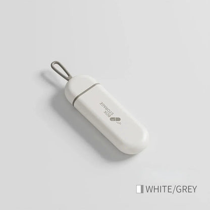 Compact Portable Daily Pill Organizer - Durable Medicine Dispenser for Convenient Medication Management