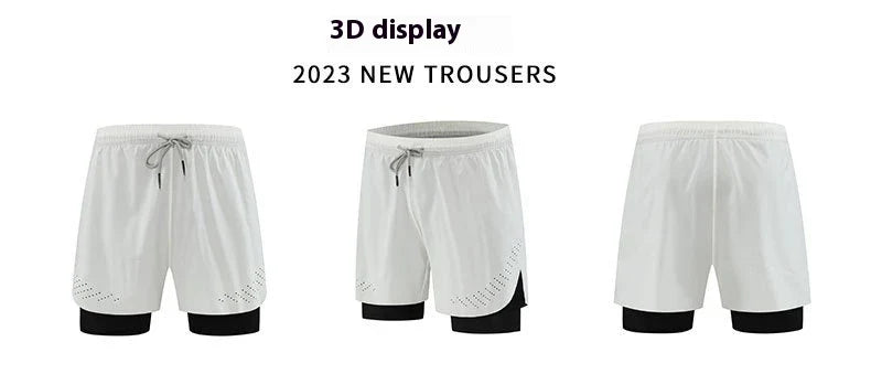 Premium quick-drying, breathable running shorts in various colors for men and women