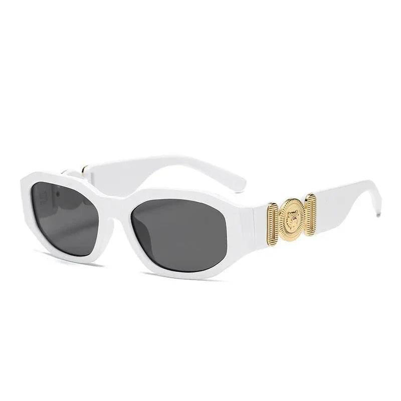 Chic Rectangle UV400 Sunglasses with Polycarbonate Frame and Anti-Reflective Gradient Lenses for Stylish Eye Protection