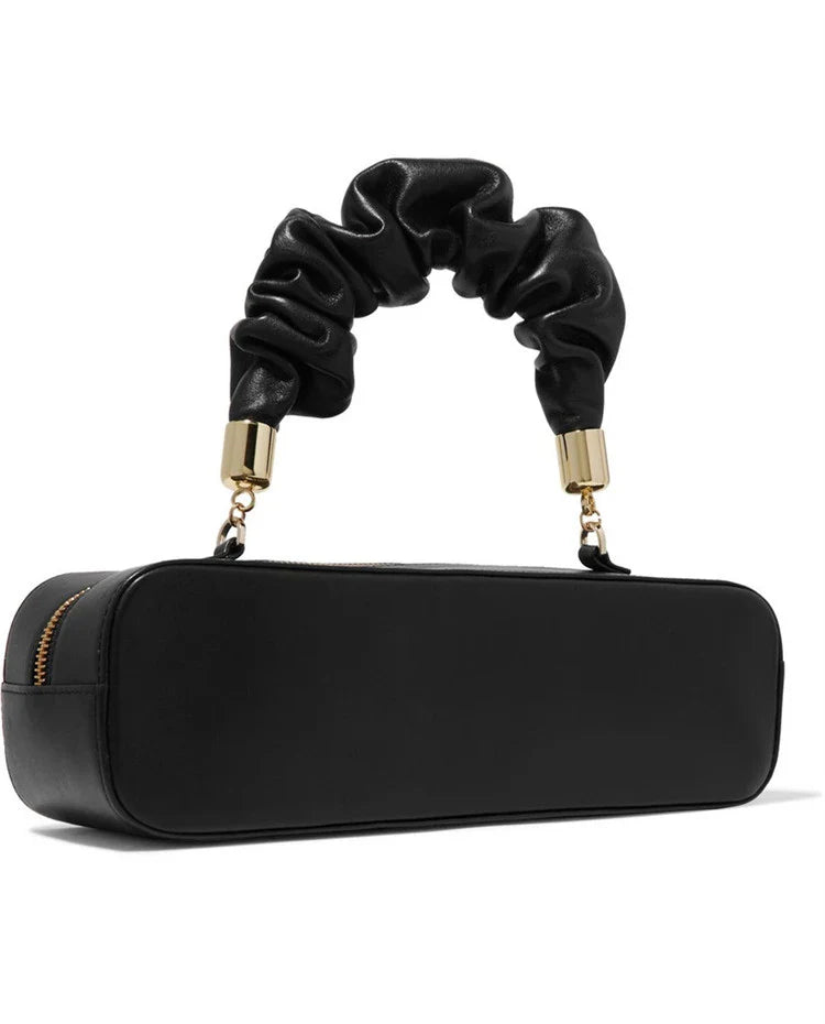 Chic Long Shoulder Diagonal Bag in Beige, Black, Dark Green, and Brown Colors