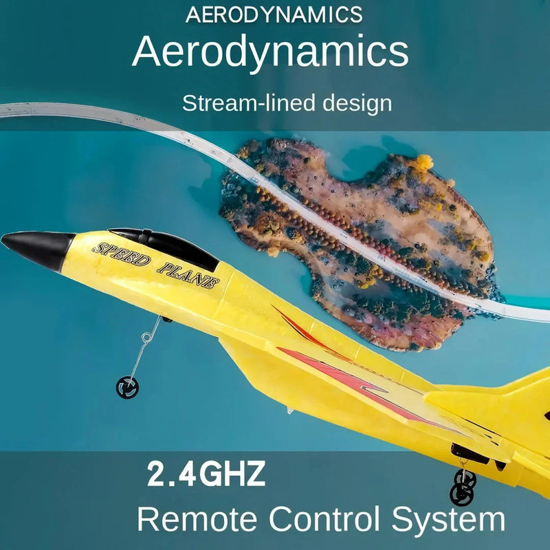 Hhomeenjoy High-Performance 2.4GHz Radio Control Foam Glider for Thrilling Flights