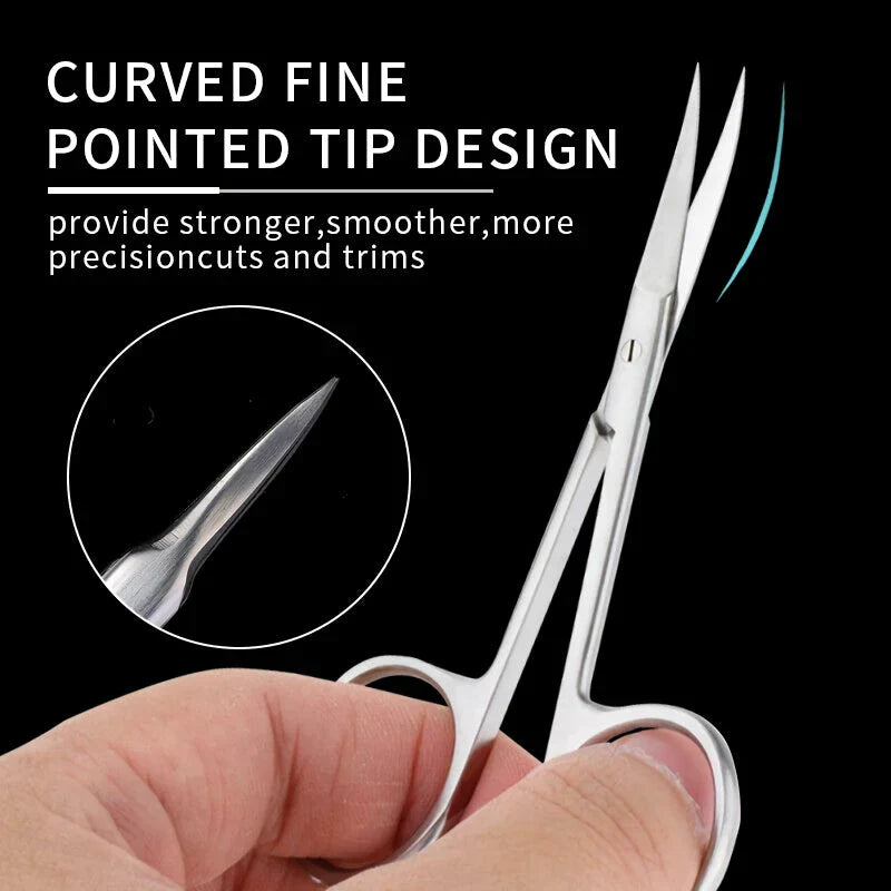 Premium Stainless Steel Cuticle Nipper and Groomer Kit for Salon-Quality Manicures and Grooming at Home