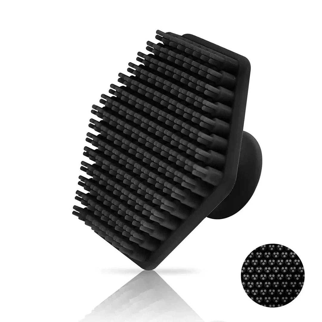 Premium silicone face cleaning brush for men, designed for deep cleansing and pre-shave skin preparation