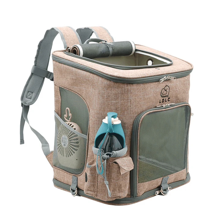 Hhomeenjoy US Stylish Melange Backpack - Versatile Cat Carrier