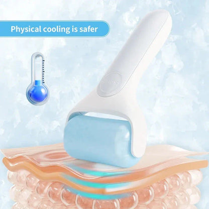Beauty Revitalizing Ice Roller for cooling facial massage, skin rejuvenation, and pore minimizing