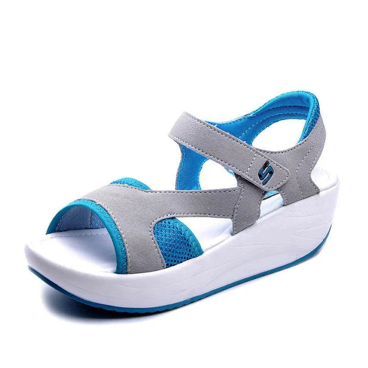 Comfortable and breathable fish mouth sandals with mesh upper and PU soles for summer style and comfort