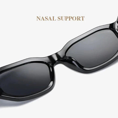 Chic Rectangle UV400 Sunglasses with Polycarbonate Frame and Anti-Reflective Gradient Lenses for Stylish Eye Protection