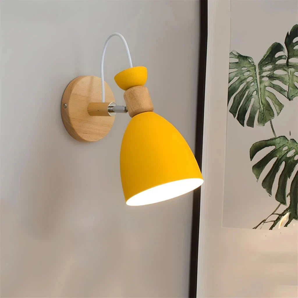 Nordic Minimalist LED Wall Lamp with Macaron-inspired color and modern, minimalist design